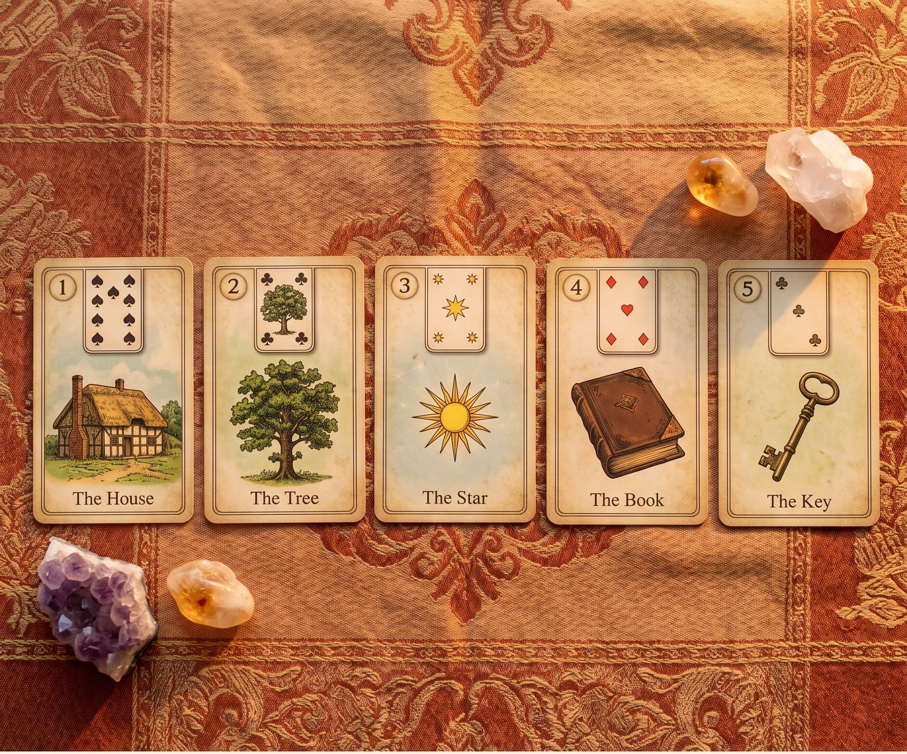 ルノルマンカード占いのイメージ